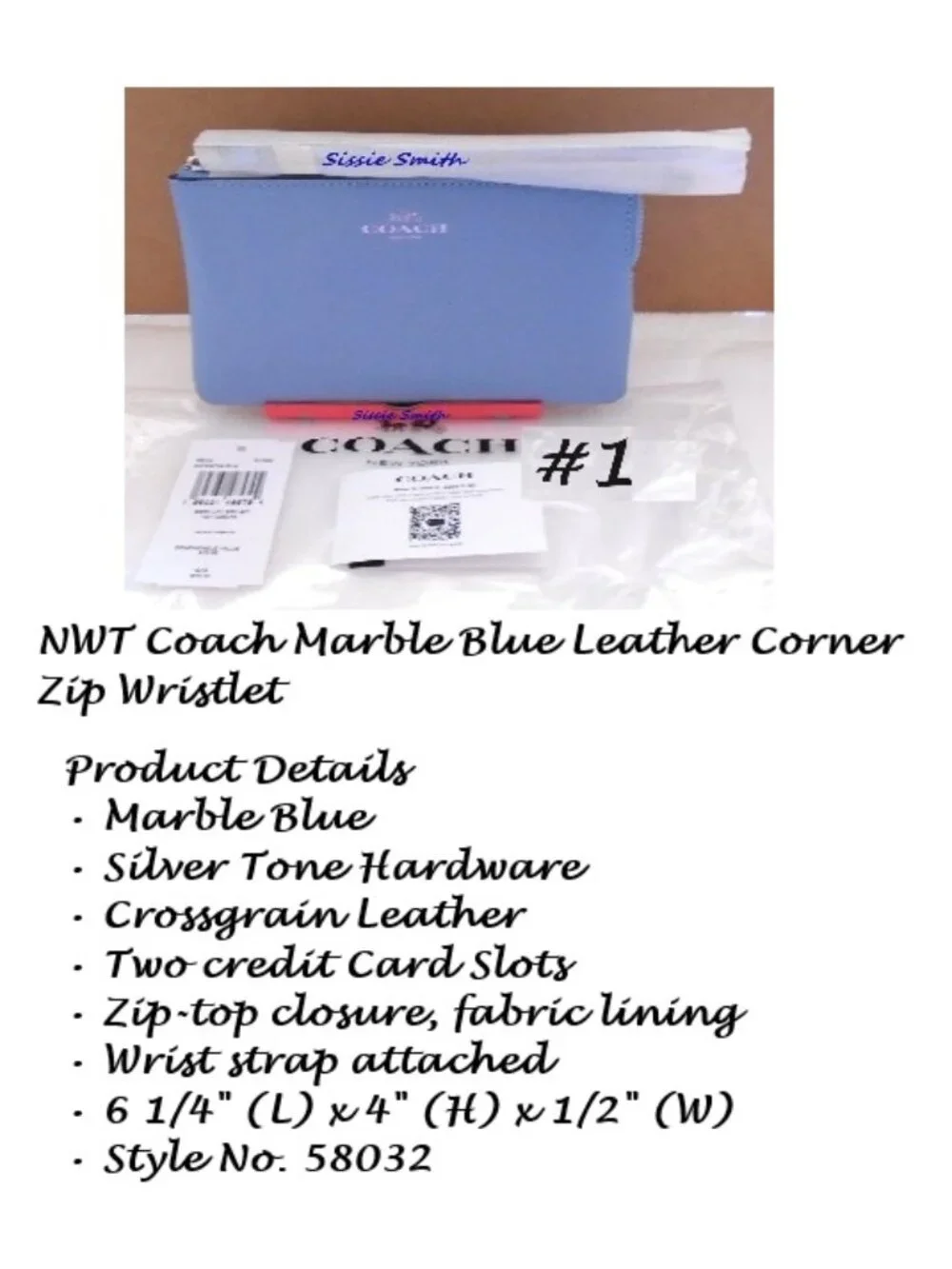 NWT Coach Wristlet Bundle